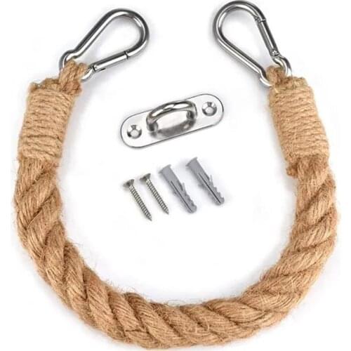 60cm Vintage Style Woven Hanging Rope Toilet Paper Roll Holder Punch Free Toilet Paper Holder For Hanging Bathroom Decoration