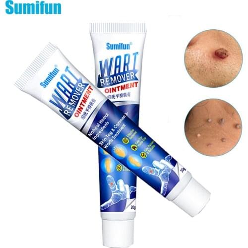 Sumifun Warts Remover Antibacterial Ointment Wart Treatment Cream Skin Tag Remover Herbal Extract Corn Plaster Warts Ointment