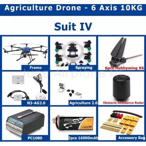 10l Automatic Agricultural Heavy-duty Plant 10kg Spraying Pesticide Unmanned Aerial Vehicle Agriculture Drone