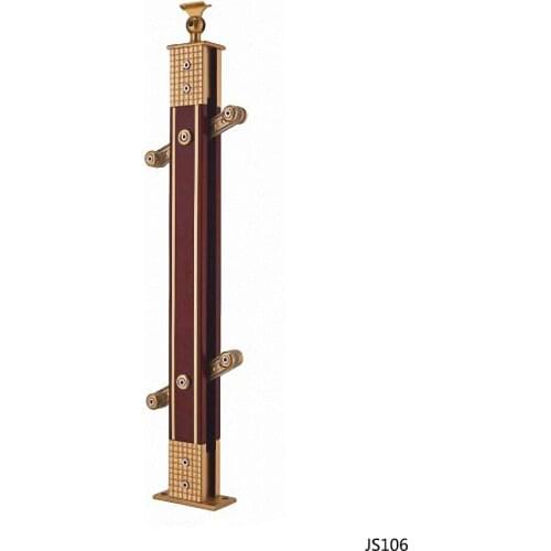 Freeshipping 950mm JS106 Column Customade Floor Mount Newel Handrail Armrest Post Pillar Pole for Staircase