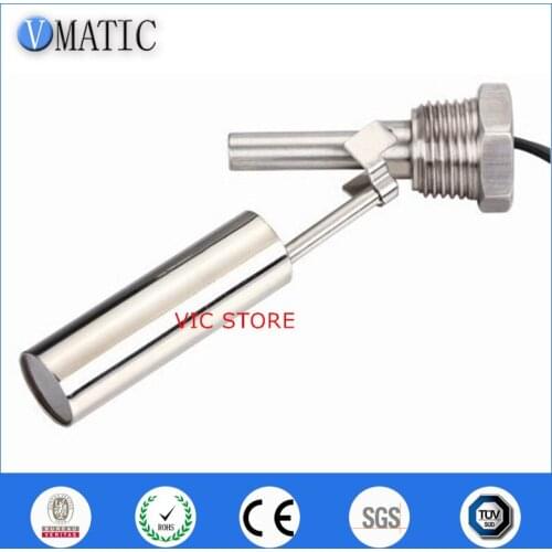 Free Shipping Stainless Steel 90 Degrees Side Mounted Fitting Sensors Inductive Float Boiler Water Level Sensor VCL10
