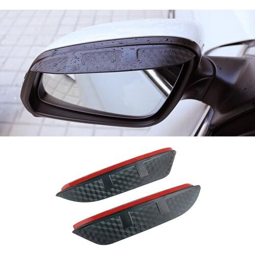 For Mercedes-Benz CLA C117 2013-2018 CLS W218 2012-2014 Car Side Rearview Mirror Rain Eyebrow Visor Sun Shade Guard Accessories