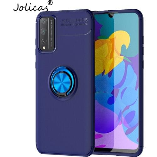 Creative Magnetic Ring Bracket Soft TPU Cover For Huawei Honor Play 4T Cove Silicone Case Huawei armor Honor Play Pro 4 3 Covers