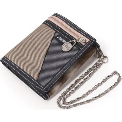 Fashion Men Wallets Good Quality Canvas Fabric Short Clutch Purses Male Money Bags Coin Purse Wallet Cards ID Holder Bags Burse