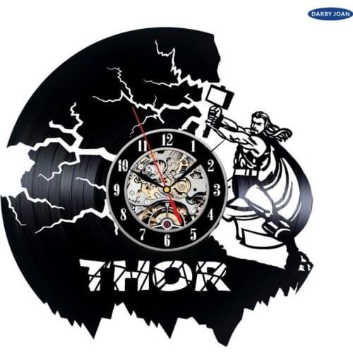 Saat Monsters Inc Vinyl Record Clock Wall Art Home Decor dial vision