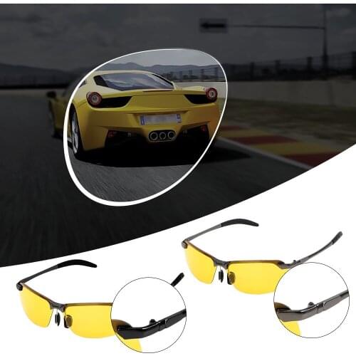 Car Driver Goggles Polarized Sunglasses Car Styling UV400 Driving Glasses Night Vision Sun Glasses UV Protection Eyewear