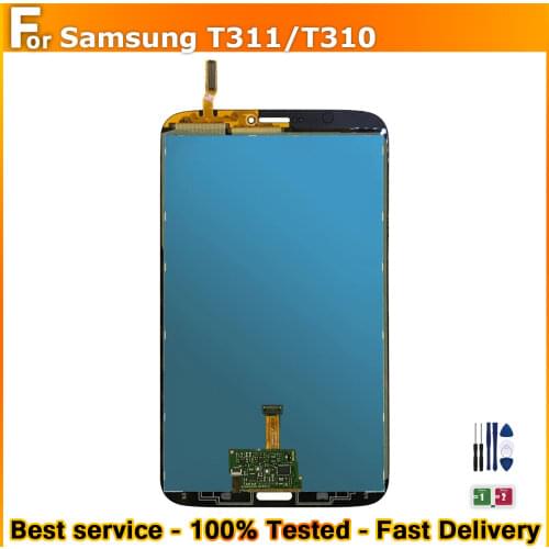 Original LCD replacement for Samsung Galaxy Tab3 8.0 SM-T310 SM-T311 LCD display touch screenTablet T311 T310 Panel LCD Assembly