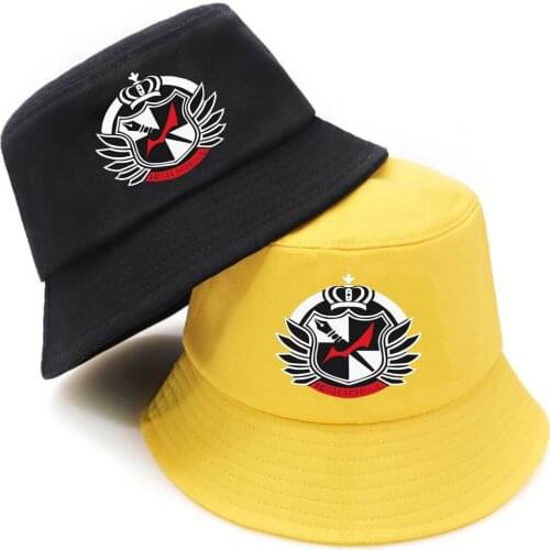 Anime Danganronpa Bucket Hat teenager Outdoor Fisherman Hats unisex Streetwear Chapeau caps