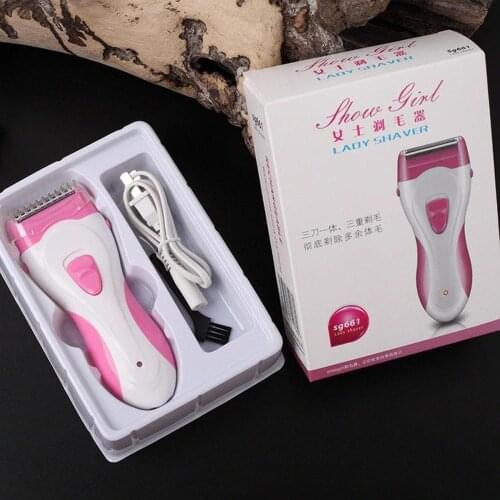 Rechargeable Waterproof Electric Lady Women Shaver Female Epilator Body Hair Removal Razor Trimmer Shaver Shaper Shaping