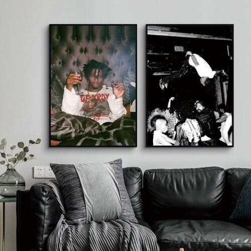 Playboi Carti popular music album hip hop rap star art painting canvas poster wall home decoration hight quality home Decor