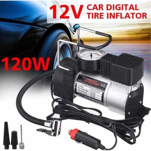 12V portable car electric air pump air compressor 150PSI electric tire air pump for for Auto Bicycles Motorcycle