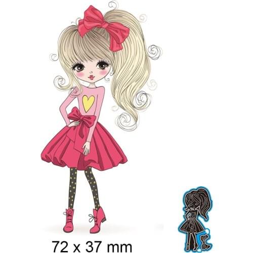 Cutting Dies Urban Girl New Metal Stencils DIY Scrap Booking Paper Cards Making Decoration