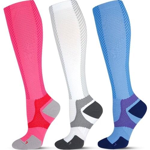 Professional Sports Compression Socks Outdoor Cycling Climbing Marathon Running Socks Nurse Socks Long Tube Compression Socks