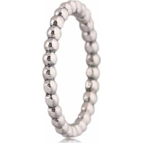 Authentic S925 Eternal Clouds Stackable Ring For Women Wedding Party fit Lady Fine Jewelry