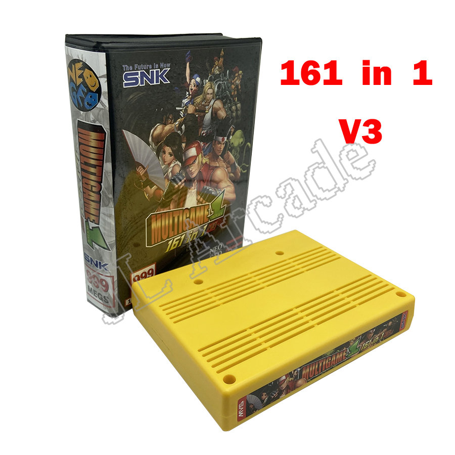 SNK 161 in 1 NEO GEO Arcade Game Board SNK MVS cartridge/ multigame card for SNK JAMMA motherboard arcade machine game board