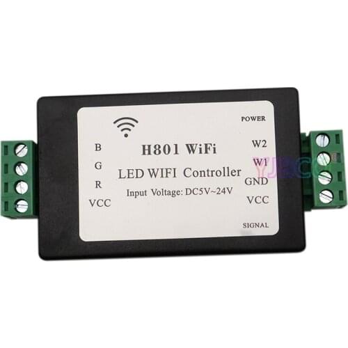 H801 RGBW WiFi LED Controller for RGBW led Strip Light tape DC5-24V input;4CH*4A output