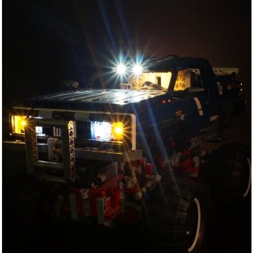 LED light up kit for lego Technic series 41999 and 20011 Super classic limited edition of off-road vehicles