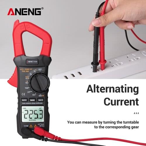ANENG ST209 Clamp Meter Digital Multimeter 6000 Counts AC/DC Voltage Current Tester LCD Backlight Ammeter Voltmeter