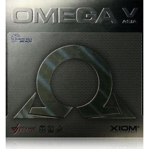 XIOM OMEGA V ASIA (Omega 5 Asia, Non-sticky, High Friction) Table Tennis Rubber Pips-in Ping Pong Sponge