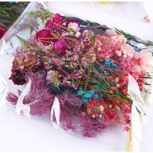 1 Box Epoxy Resin Pendant Candle Making DIY Candle Aromatherapy Accessories Real Dried Flower Dry Plants For Aromatherapy Candle