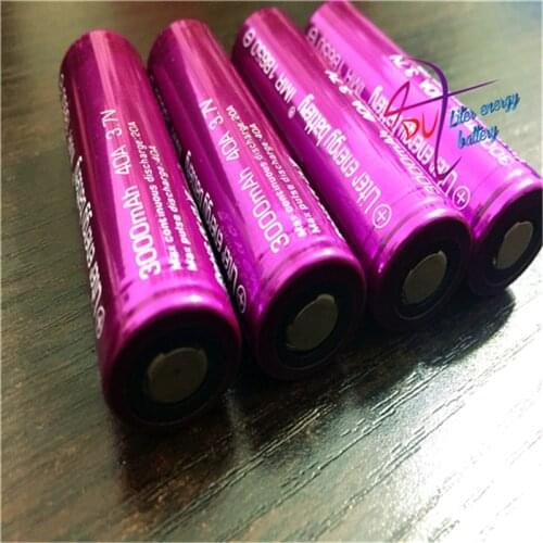 4pcs/lot Laptop Batteries 3000mah Rechargeable battery for Electronic Cigarette Box Mod High Quality with battery case gift