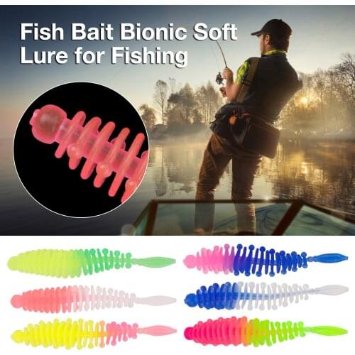 6Pcs Fish Bait Bionic Fishing Lure Big Paddle Tail Swimmer Shad For Saltwater Boat Fishing Bait PVC Lures Artificial Swimbaits