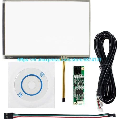 7inch Touch Screen 161mmx106mm For HSD070PWW1 LCD Screen 4pin FPC connector 4Wire Resistive digitizer touch screen panel 7 inch