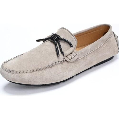 Bean Men Lazy Flat Shoes Leisure Shoes Bean Loafers Shoes Fashion Shoes With A Low Top Single Shoes