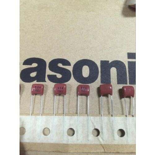 CBB film capacitor, 152j100v, original box tape, ecqb-102j100v, 0.001uF 1n5j