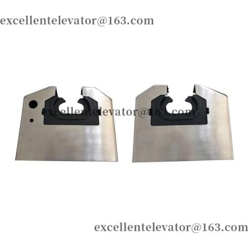 Escalator Stainless Steel Handrail Cover Plate Use for Thyssenkrupp FT842 FT845 FT732 1 Pack=2 pieces Left+2 Pieces Right