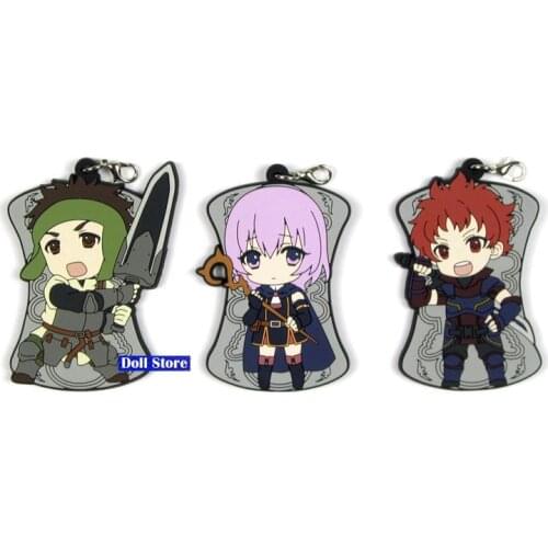 Grimgar of Fantasy and Ash Original Japanese anime figure rubber mobile phone charms key/chain/strap D272