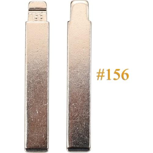 Kutery 10pcs #156 Replacement Remote Car Smart Key Keyless Emergency Insert Uncut Blade Blank For Hyundai Verna For Kia K5