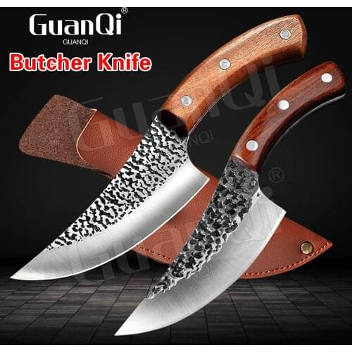 Handmade Stainless Steel Kitchen Boning Knife Chef Knife Fishing Knife Butcher Knife Stainless Steel Kitchen Knife Cleaver Knife