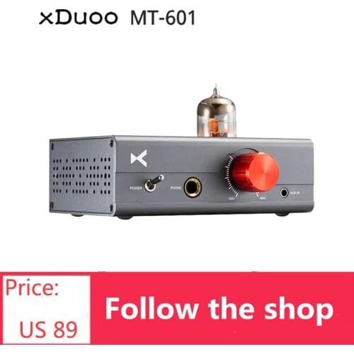 XDUOO MT-601 Amplifier Tube Amplifier 6N11/E88CC MT601 High Performance Tube + Class A Headphone Amplifier