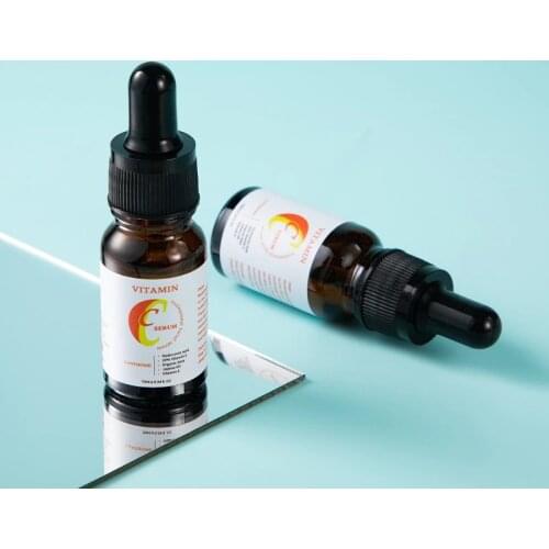 Lanthome Vitamin C Whitening Serum Hyaluronic Acid Face Cream & Vitamin E - Organic Anti-Aging Serum for Face Eye Treatment