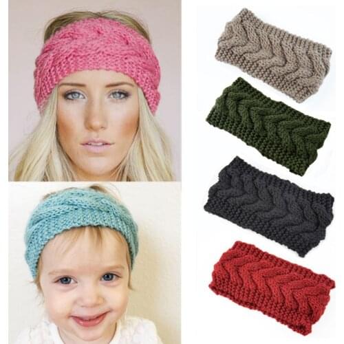 Headband For Women Girls Headbands Mother Baby Head Wrap Warmer Kids Turban Lady Elegant Hairband Wide Head Band Spring Hairband