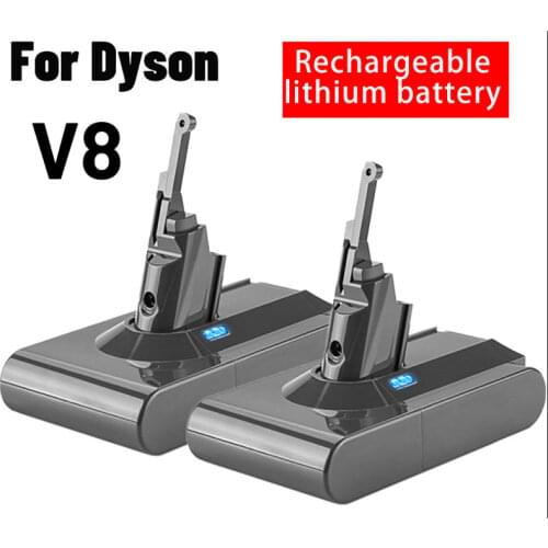 Turpow 4000mAh 21.6V For Dyson V8 Battery Vacuum Cleaner Tools Li-ion High Capacity Replacement V8 Rechargeable Li-ion battery