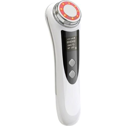 Facial Massager Portable Electric Sonic Rechargeable Cold Ion Skin Care Machine Anti Wrinkle Tightening Devices