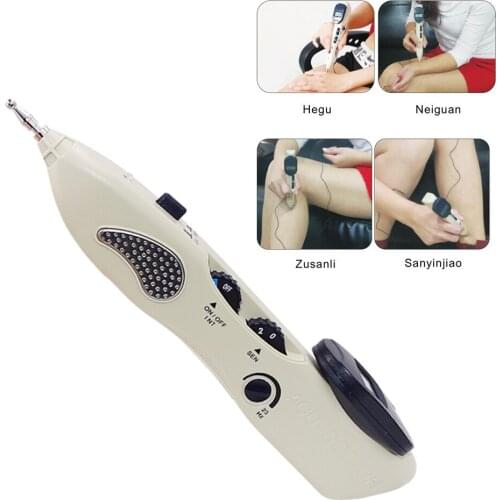 Health Acupuntura Pen Point Detector Electronic Massage Acupuncture Pen Pain Therapy Electric Acupuncture Meridian Pen Body