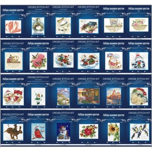 Top Quality Lovely Counted Cross Stitch Kit Angel Ornament Christmas Tree Ornaments Dim 08893 PHOTOES different 25 style