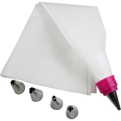 2Color Decorating dual coupler icing bags piping Tool Cake Bags Cream Pastry Piping bag Fondant Decorating Tip Nozzle Sets