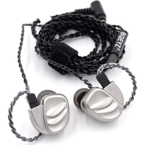 New Unit 8 Double PIN Earphone Metal CNC Sports Earplugs 0.78mm Replaceable Wired Hybrid Technology Earbuds Audiophile Earphone