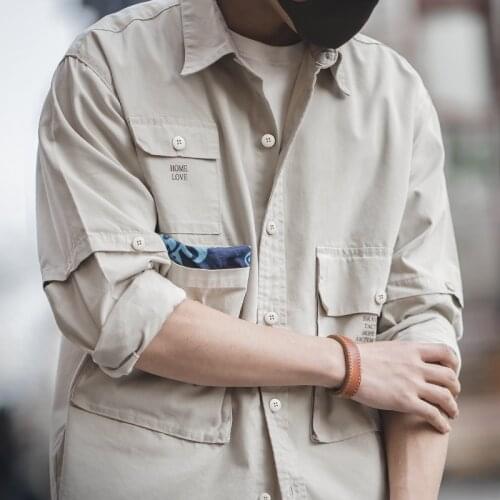 2020 New Solid Button Down Convertible Work Shirt Loose Fit Detachable Sleeve Shirts Military Tactical Outdoor Hiking Summer