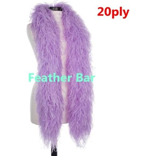 New Arrival! 10Meters/Lot light purple OSTRICH FEATHER BOA Costumes/Trim for Party/Costume/Shawl/Craft FREESHIPPING