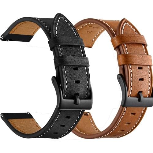 Genuine leather Watch Strap for Huawei Watch GT 2E Honor Magic Watch Band Silicone Huawei GT Active 46mm Wrist strap Bracelet