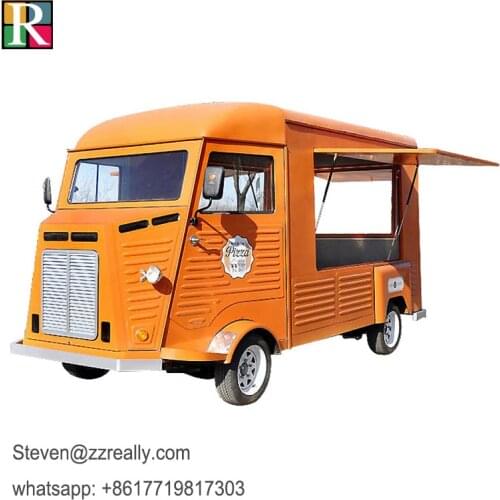 RL-B48 mobile food truck BBQ BARTON PIZZA CAR