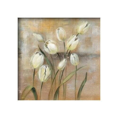 Hand Painted Oil Painting Spring Field II-Floral Oil Painting Wall Art-Modern Oil Painting On Canvas Art Wall Decor