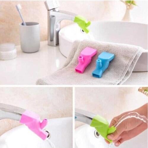 3 Colors Premium Baby Washing Hands Faucet Extender Fountain Silicone Tap Kitchen Bathroom Faucet Accessories Dropshipping