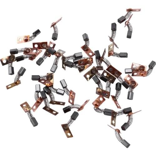 40Pcs Electric Motor Carbon Brushes Replace For/Saeyang Series Grinding Machine Micromotor Handpiece 3X3X4.5mm