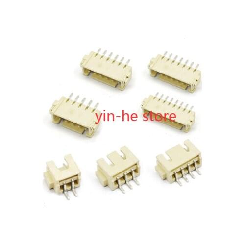 10pcs 2/3/4 XH2.54 lie on spacing of 2.54 MM / 5/6/7/8 p horizontal patch SMT connector socket